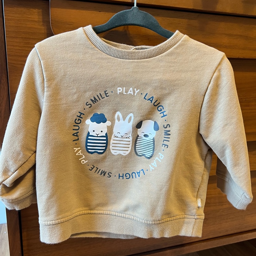 OBAIBI Beige Sweatshirt